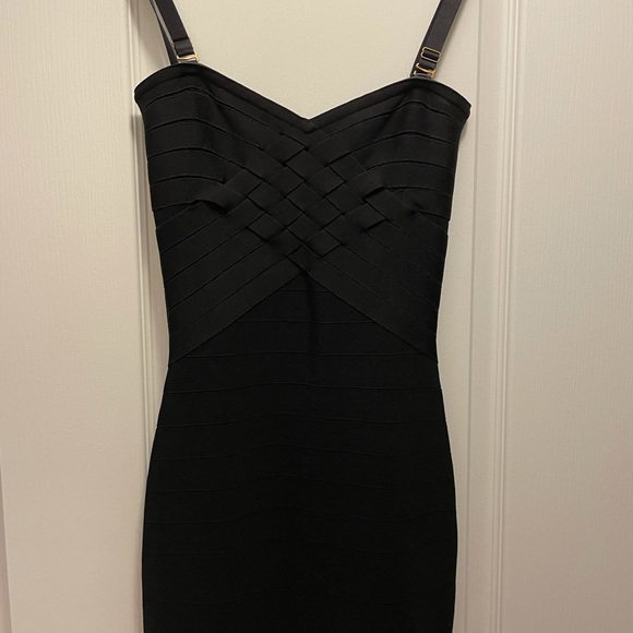 Marciano black bodycon maxi dress - size XS - Picture 3 of 3